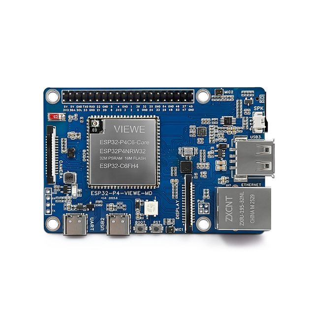 ESP32-P4-Pi Development Board | Dual-Chip RISC-V (P4+C6) | Wi-Fi 6 & Ethernet | Compatible with Pi