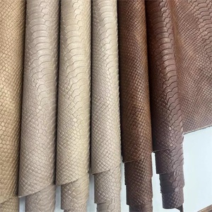 2024 신상품 파이썬 뱀 피부 양각 가짜 PU 가죽 신발 핸드백 - Product Image 6