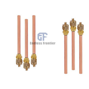 Vanne de charge de réfrigérant d'accès de raccord de climatisation de réfrigération de congélateur de haute qualité d'usine - Product Image 2