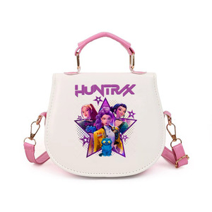 Zaino per bambini a tema gruppo di ragazze cacciatrici in stile cartone animato coreano, accessori per la scuola, <span class=keywords><strong>borsa</strong></span> a <span class=keywords><strong>tracolla</strong></span> singola stampata alla moda - Product Image 1