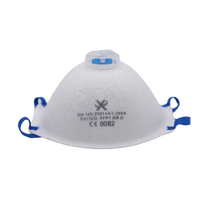 Masque FFP1 à vente directe - Respirateur jetable EN149 Anti-poussière 3 couches en tissu non tissé Valve d'expiration Modèle P811V