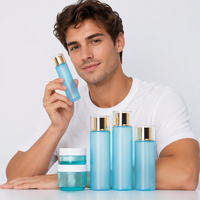 Bouteille ronde personnalisée en PET avec bouchon à vis, grande capacité 600 ml, pour l'emballage de shampoing à l'huile de cheval, crème pour les mains