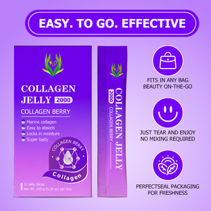 Gelatina de colágeno ODM OEM con colágeno de pescado. Apoya la salud de la piel, el cabello y las uñas. Proteína sedosa. Gelatina de colágeno. - Product Image 4