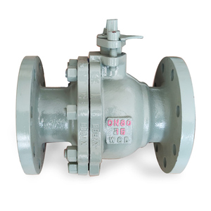 Vanne à boisseau sphérique fixe manuelle 8 pouces DIN en acier au carbone WCB pour eau, gaz, huile, personnalisable OEM pour applications générales - Product Image 5