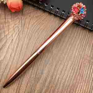 Bolígrafo de Metal con Diseño de Flor Retorcida de 1.0 mm, Personalizable con Logotipo, para Regalo de Boda, Venta al Por Mayor - Product Image 4