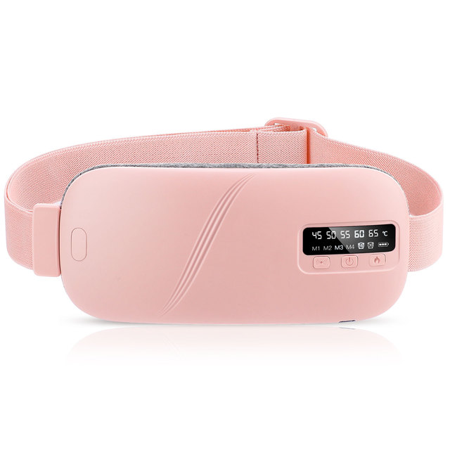 Warm Palace Belt Portable Digital Display Cordless Menstrual Heating Pad Fast Heating Massage Period Waist Wrap Belt