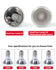 Rar20 Rar30 Uvb Ce Rohs Lampes Chauffantes 25W <span class=keywords><strong>50W</strong></span> 75W 100W pour Reptile E27 Verre Matériel Reptile Lampes Chauffantes Fourniture d'usine - Product Image 3