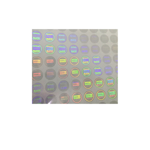 Transparent Lamination Film <strong>Security</strong> Printing Custom 3D Hologram Sticker - Product Image 5