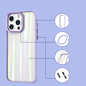 Alta calidad aceptar personalizado desmontable TPU PC 2-en-1 láser magnético simple teléfono caso multicolor protección caso para <span class=keywords><strong>iPhone</strong></span> - Product Image 6