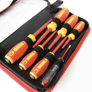 Insulated <b>Screwdriver</b> <b>Set</b> 4 Pcs <b>Phillips</b> Cross Head Plastic Handle Anti Slip Texture For Electrical Repair DIY Tools - Product Image 3