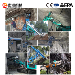 Hiệu quả Bánh xe loại đường hầm Khai Quật Giàn Khoan cho đường cao tốc Roof Bolt cài đặt - Product Image 3