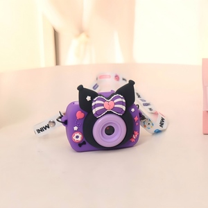 Appareil photo numérique miniature pour enfants DLC, CMOS, étui en silicone mignon de style dessin animé, double objectif HD, enregistreur vidéo 1080P, écran IPS, jouet pour garçons, filles, étudiants - Product Image 1