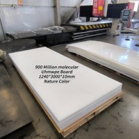 Plaque en plastique UHMWPE/HDPE vierge à 100 %, directement de l'usine, épaisseur 6-160 mm, couleur/taille personnalisée