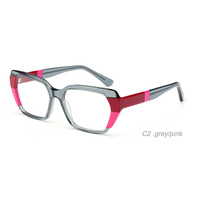 Gafas de moda de ojo de gato de diseñador para mujer, gafas ópticas de acetato de alta calidad, monturas de gafas con laminación disponible