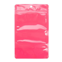 Sachet alimentaire thermoscellable semi-transparent avec fermeture éclair, pochette verticale pour emballage alimentaire en plastique