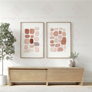 Mueble de TV Moderno y Ecológico de Lujo, Estilo Italiano, en Travertino Beige, con Almacenamiento para Sala de Estar, Hotel y Apartamento - Product Image 2