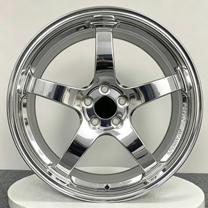 Rines Cóncavos de Aluminio Forjado Gallop de 17-24 Pulgadas 5x114.3/5*120/5*112, Estilo Deportivo Cromado para R32/R33/R34/R35/350Z/370Z/NSX/Yaris - Product Image 1