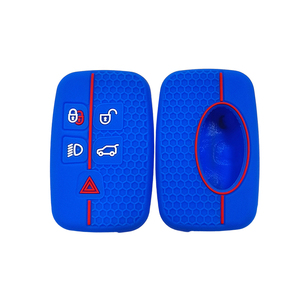 5-nút từ xa tổ ong Silicone <span class=keywords><strong>Key</strong></span> Bìa trường hợp cho Evoque Discovery 4 3 <span class=keywords><strong>freelander</strong></span> <span class=keywords><strong>2</strong></span> velar phạm vi Rover cho LAND ROVER - Product Image 3