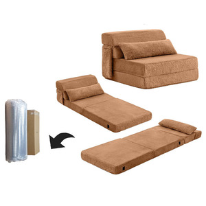 Divano <span class=keywords><strong>Letto</strong></span> <span class=keywords><strong>Pieghevole</strong></span> Personalizzato per Ufficio, <span class=keywords><strong>Materasso</strong></span> Singolo Portatile in Spugna ad Alta Densità Stile Tatami - Product Image 5