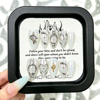 Ongles en gel acrylique souples en gros OEM/ODM, faux ongles à presser, design personnalisé, emballage de luxe de haute qualité pour ongles à presser