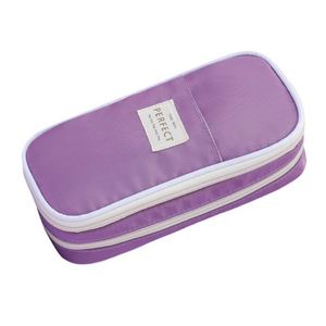 กล่องใส่เครื่องเขียนผ้าแคนวาสสำหรับเด็กชายและเด็กหญิง กล่องใส่ปากกา กระเป๋าจัดระเบียบ ใช้สำหรับวางบนโต๊ะและในลิ้นชัก เหมาะสำหรับใช้ในห้องนั่งเล่น - Product Image 4