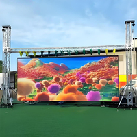 Panel Layar LED Warna Penuh P3.91 3.91mm untuk Luar Ruangan dengan Kecerahan 5500cd/m dan Garansi 5 Tahun untuk Latar Panggung