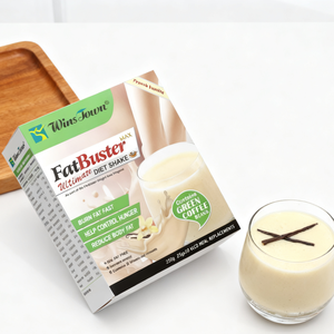 Batido de chocolate Wins Town Slim, contiene 25 vitaminas y minerales, batido de leche en polvo adelgazante, batido proteico para bajar de peso - Product Image 1