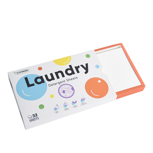 Hojas de detergente <span class=keywords><strong>para</strong></span> <span class=keywords><strong>ropa</strong></span> superconcentrado con logotipo personalizado, tiras de lavandería ecológicas <span class=keywords><strong>para</strong></span> manchas fuertes, sin almidón - Product Image 1