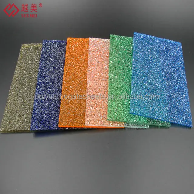 Bayer & Lexan polycarbonate sheet PC diamond embossed sheet