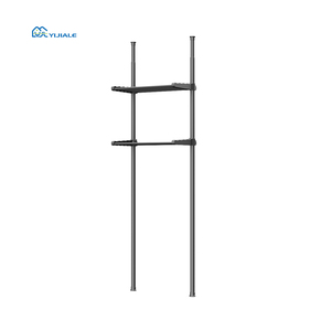 Giá để đồ nhà bếp YIJIALE 2 tầng, không cần khoan, có thể mở rộng, bằng kim loại thép, dùng được cho phòng ngủ, phòng tắm, để đồ chơi - Product Image 1