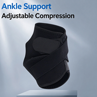 Attelle de cheville à compression réglable pour la gym, le fitness, le sport et le soulagement de la douleur