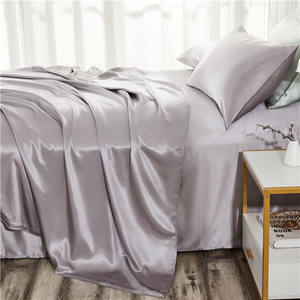 Usine gros haute qualité <span class=keywords><strong>reine</strong></span> taille 100% soie du mûrier ensemble de literie - Product Image 5