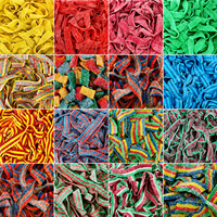 Gomitas Suaves Surtidas Halal, Ositos de Goma, Dulces y Ácidos, Venta al por Mayor, Personalizados, OEM, ODM