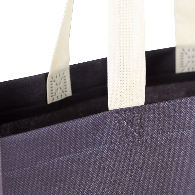 Özelleştirilmiş promosyon çanta özel logo baskı isı mühürlü premium dokuma olmayan bez torba olmayan dokuma promosyon alışveriş çantası