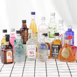 Fabriek Directe Levering 50Ml Miniatuur <span class=keywords><strong>Alcohol</strong></span> Whisky/Ginmixed Smaken Ideaal Voor Hotel/Retail - Product Image 1
