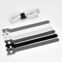 30PCS 50PCS 100PCS PACK Velcroes Attaches en nylon réutilisables à dos nu, attaches pour câbles, attaches auto-agrippantes, sangles Velcroes