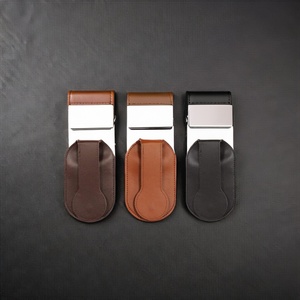 Monedero de Cuero Genuino Estilo Vintage Boshiho para Hombre, Cartera Multiherramienta de Autodefensa, Bolsa con Cremallera para Monedas - Product Image 4