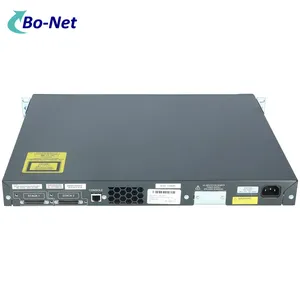 Kullanılan WS-C3750G-24TS-S1U 24 port 4 SFP IPB görüntü 1RU katman 3 ağ anahtarı