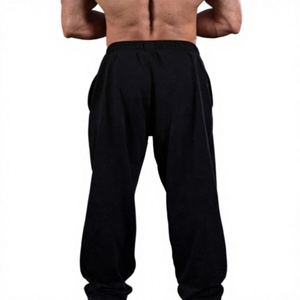 Pantalones Deportivos Negros para Hombre con Estampado Tribal Blanco, Cintura Elástica, Pantalones Casuales para Correr, Transpirables, de Algodón, para Otoño - Product Image 2