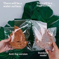 Sacs d'emballage pour pain anti-buée, refermables et personnalisables, adaptés aux toasts et aux bagels, avec fermetures autocollantes, sacs alimentaires en plastique transparent
