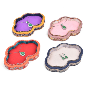 Jinsky Design Luxury <strong>Colorful</strong> Cloth <strong>Jewelry</strong> Display case Cloud Shape <strong>Jewelry</strong> <strong>Box</strong> with <strong>Colorful</strong> Finish - Product Image 2