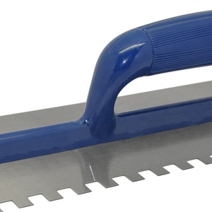 En gros poignée en plastique lame <span class=keywords><strong>crantée</strong></span> <span class=keywords><strong>spatule</strong></span> truelle De Plâtrage - Product Image 3