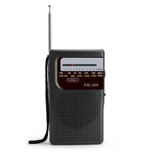 HS-3052 Novo modelo de mini pequenos rádios de ondas curtas portátil rádios am fm 2 rádio banda com uma melhor recepção