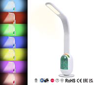 Lampe de bureau à chargeur sans fil/lampe de Table de luxe nordique moderne et décorative pour chambre à coucher avec Port Usb