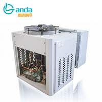 2hp -25c Basse Température Petite Chambre Froide Walk-in Chiller Room Unité de Condensation Murale Monobloc Monobloc Monopièce Refroidisseur D'air Utilisation Plug-in