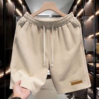 Pantalones Cortos Deportivos de Playa para Hombre, de Verano, de Secado Rápido, Delgados, Holgados, con Cintura Elástica de Seda de Hielo, Talla Joker, Casuales, con Diseño Jacquard, Personalizados OEM