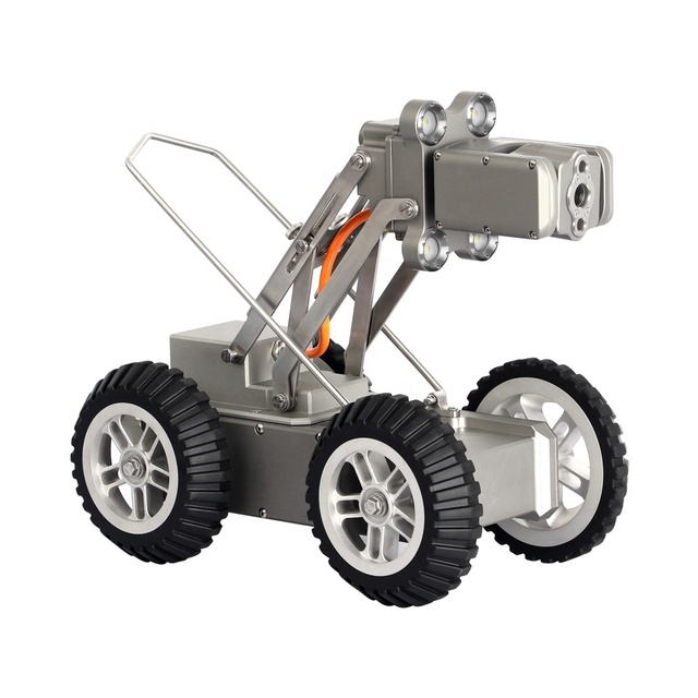 Mini Industrial Dual-axis Gimbal 1080p Sewer Camera Inspection Crawler Pipe Inspection Robot