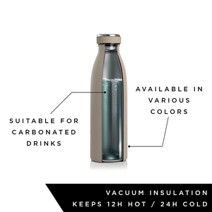 Bouteille d'eau isotherme de sport en acier inoxydable 304 à double paroi, 500 ml, personnalisable avec logo, pour boissons chaudes et froides, modèle 2026 - Product Image 5