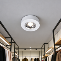 Éclairage commercial intérieur, downlight SMD, spot en aluminium, luminaires encastrés, lampe de plafond LED pour bureau