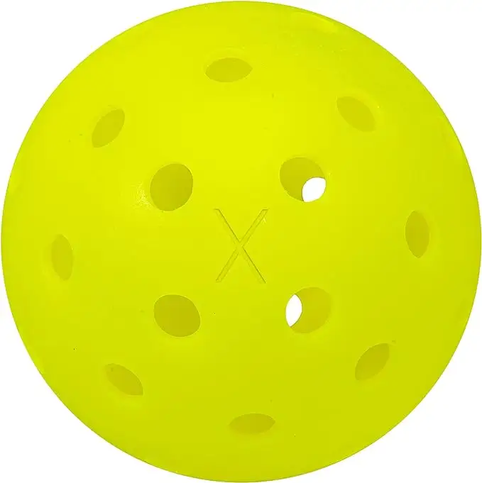 एनईओबी स्पोर्ट्स वन पीस आउटडोर पिकलबॉल्स - एक्स-40 पिकलबॉल बॉल्स - यूएसए पिकलबॉल (यूएसएपीए) स्वीकृत